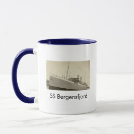 SS Bergensfjord ノルウェー船コーヒーマグ マグカップ