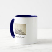SS Bergensfjord ノルウェー船コーヒーマグ マグカップ (正面左)
