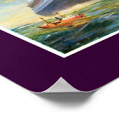 SS Bremen at Sea ポスター (角)