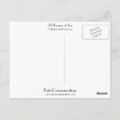 SS Bremen at Sea ポストカード (裏面)