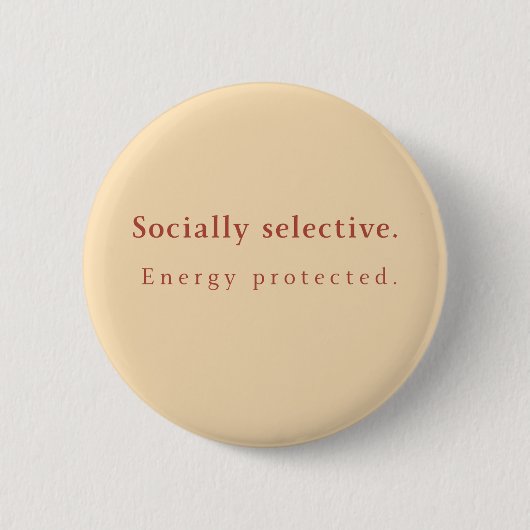 SS Button Pin – Minimalist Neutral Aesthetic Badge 缶バッジ (正面)