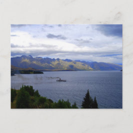 SS Earnslaw on Lake Wakatipu, Queenstown, New Zeal ポストカード