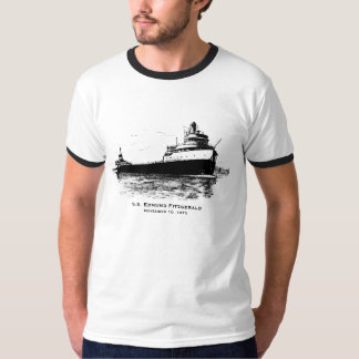 Ss Edmund Fitzgeraldのクルーを覚えている Tシャツ