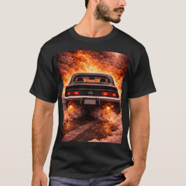 SS Inferno Muscle Car Burnout Tシャツ