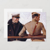 SS Leviathan, 1918 by Joseph Christian Leyendecker ポストカード (正面/裏面)