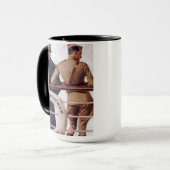 SS Leviathan, 1918 by Joseph Christian Leyendecker マグカップ (正面左)