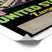 ss Leviathan at波止場-統一された州ライン ポスター (角)