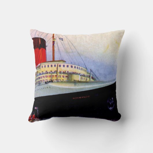 ss Normandie クッション (裏面)