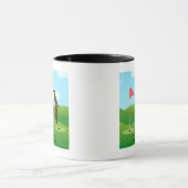 SSAndrew & Judeと2人の男性ゴルファー マグカップ (中央)