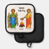 SSAndrew & Peter's Fish Fry Cookout （プレーン） 鍋敷き (正面/裏面)