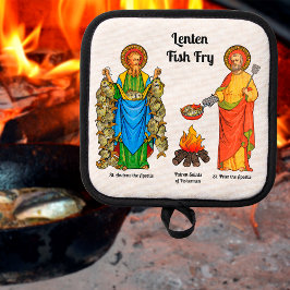 SSAndrew & Peter's Fish Fry Cookout （プレーン） 鍋敷き