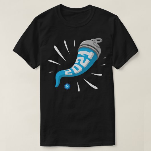 SSC Napoli 2021特別プレミアムTシャツ Tシャツ (デザイン正面)