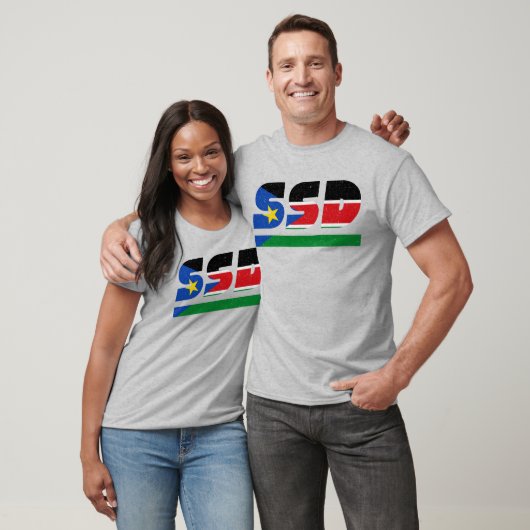 SSD South Sudan African ISO Code 3166 Tシャツ (ユニセックス)