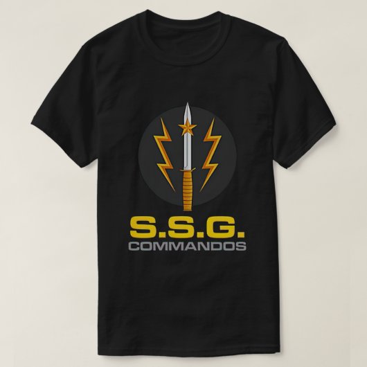 SSGコマンドはパキスタン陸軍特殊部隊 Tシャツ (デザイン正面)