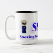 SSGS – シェービング石鹸&良いスティンクマグ ツートーンマグカップ (左)