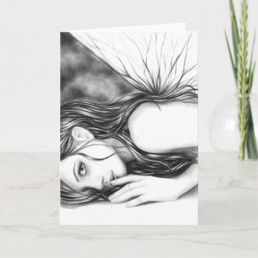 Ssh今すぐ妖精グリーティングカード カード (正面)