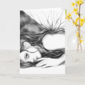 Ssh今すぐ妖精グリーティングカード カード (黄色い花)