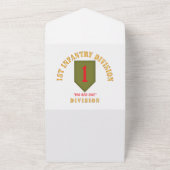 SSI – 第1歩兵師団 – ビッグレッドワン オールインワン招待状 (外側)