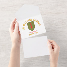 SSI – 第1歩兵師団 – ビッグレッドワン オールインワン招待状