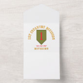 SSI – 第1歩兵師団 – ビッグレッドワン オールインワン招待状 (内側)