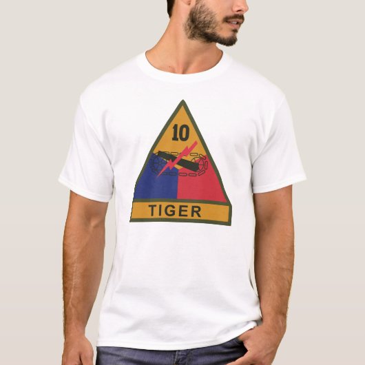 SSI – 第10回装甲師団(ネームテープ付き) Tシャツ (正面)