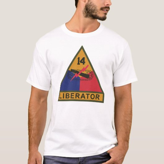 SSI - 14th装甲部門(ネームテープ付き) Tシャツ (正面)