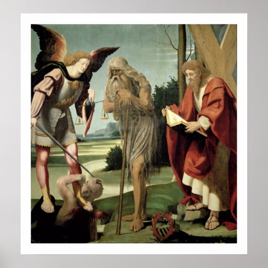 SSMichael、Andrew、Onuphrius (パネル上の油) ポスター (正面)