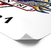 SSN 781 USSカリフォルニア ポスター (角)