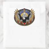 SSN 785 USSジョンワーナー 長方形シール (バッグ)