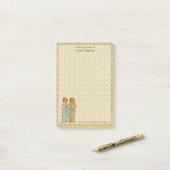 SSPhilip & James (RLS 15、スタイル2) 4"x6" ポストイット (デスク上)