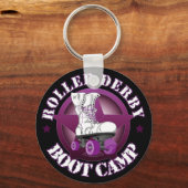 SSRDのRollerDerbyBootCampキーチェーン キーホルダー (正面)