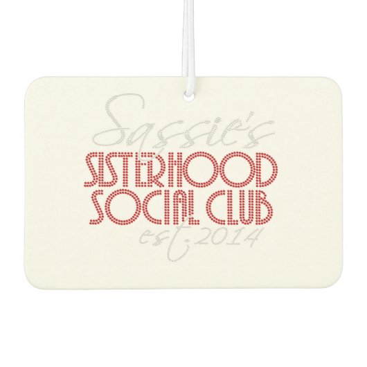 SSSC カーエアーフレッシュナー (正面)