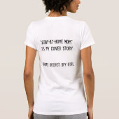 SSSGの出無精の架空の経歴 Tシャツ (裏面)