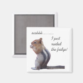 ssshhは…......私は冷蔵庫を襲った！ マグネット (正面/裏面)