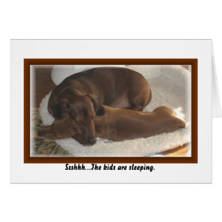 Ssshhhは…子供眠っています