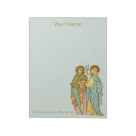 SSSimon & Jude Thaddeus (RLS 16) 8.5"x11" ノートパッド