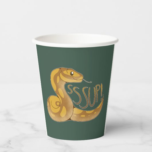 SSSsup! 紙コップ (正面)
