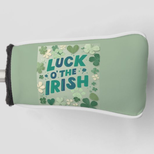 SStcPatrick's Day "Luck O'The Irish ゴルフヘッドカバー (正面)