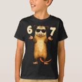 Ssum 67 Hand Motion Meme Funny Kids Teens Gen Alph Tシャツ (正面)