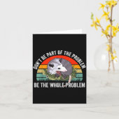 Ssum Don't Be Part Of The Problem Be The Whole Pro カード (黄色い花)