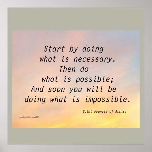 STを実行することから始めるフランシスのポスター ポスター (正面)