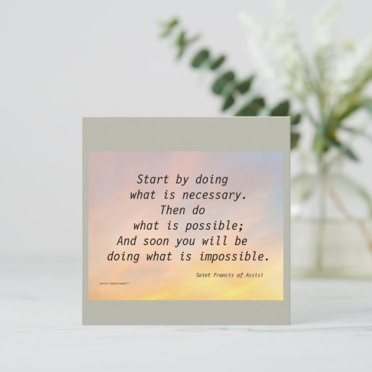 STを実行することから始めるフランシス型フラットカード (スタンド正面)