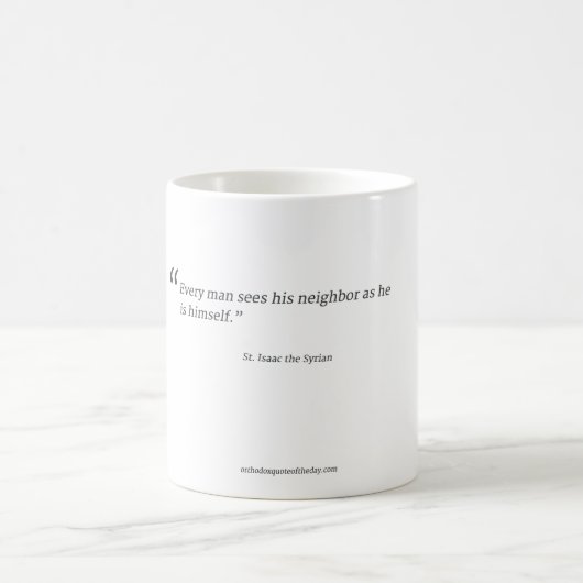 Stアイザックシリア人 コーヒーマグカップ (中央)