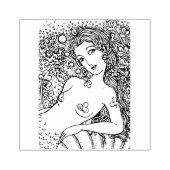 STアイルランド海ファンタジー・サイレンのパトリックの人魚 ラバースタンプ (インプリント)