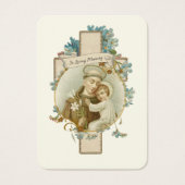 STアンソニー・カトリック葬儀祈りの言葉カード (正面)