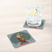 STジョセフカトリック宗教円周紙コースター スクエアペーパーコースター (インサイチュ)