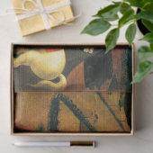 STジョージドラゴンとプリンセス金ゴールドイエローグリーン 薄葉紙 (ギフト)