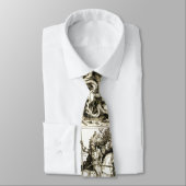 STジョージ・アンド・ドラゴン白黒 ネクタイ (タイ)