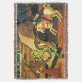 STジョージ・ドラゴン・アンド・プリンセスバイパオロ・ウッチェロ スローブランケット (正面縦)