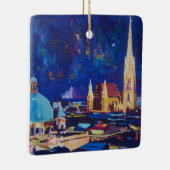 Stスティーブンとの夜の星明かりの夜ウィーン セラミックオーナメント (右)